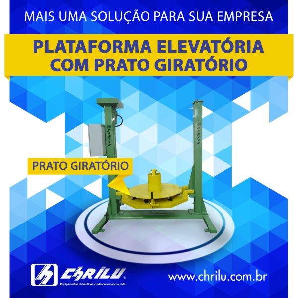 Plataforma Elevatória com Prato Giratório