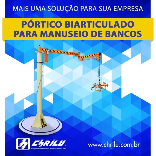 Pórtico Biarticulado para Manuseio de Bancos