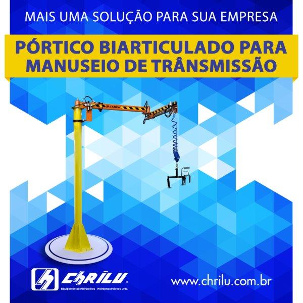 Pórtico Biarticulado para Manuseio de Trânsmissão